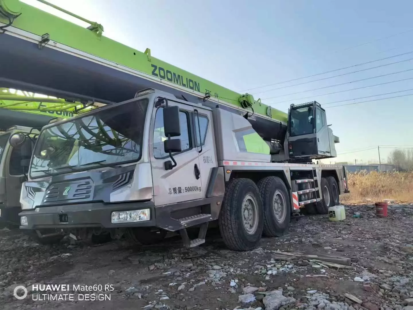 машина за подигнување камионски кран, користен кран zoomlion 80t 2018 кран на тркала