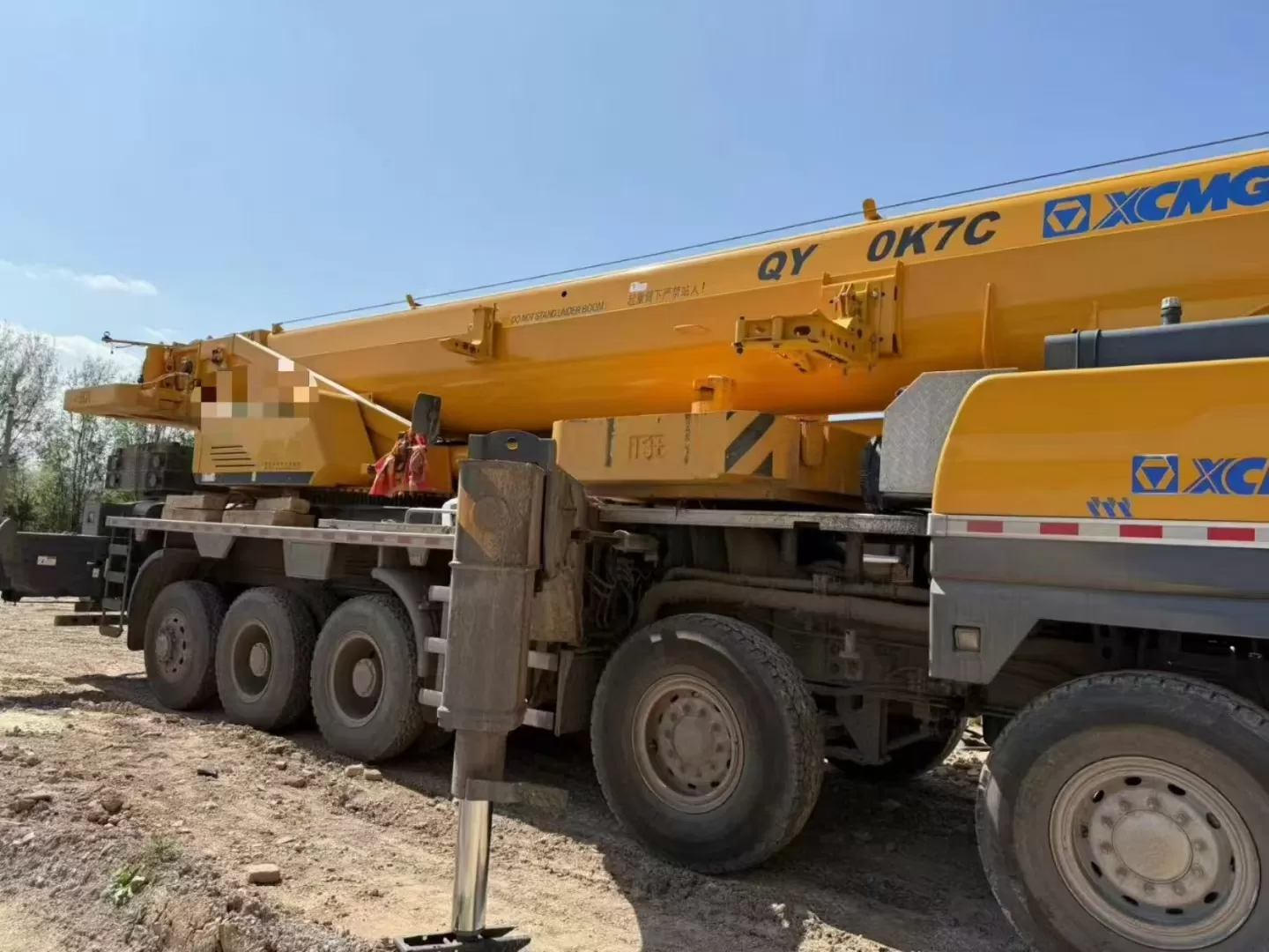 машина за подигнување на камионски кран кран на тркала користен кран xcmg 100t qy100k од 2022 година