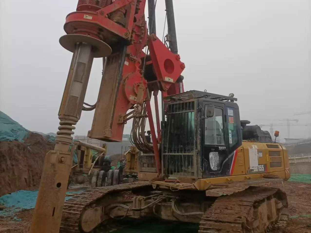 2019 sany piling machinery sr155 ротирачка машина за дупчење за дупчалка за основање